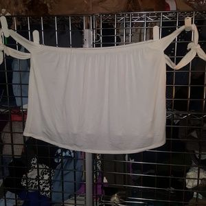 🔥Express off-the-shoulder crop top nwot